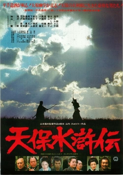 天保水滸伝 大原幽学のポスター