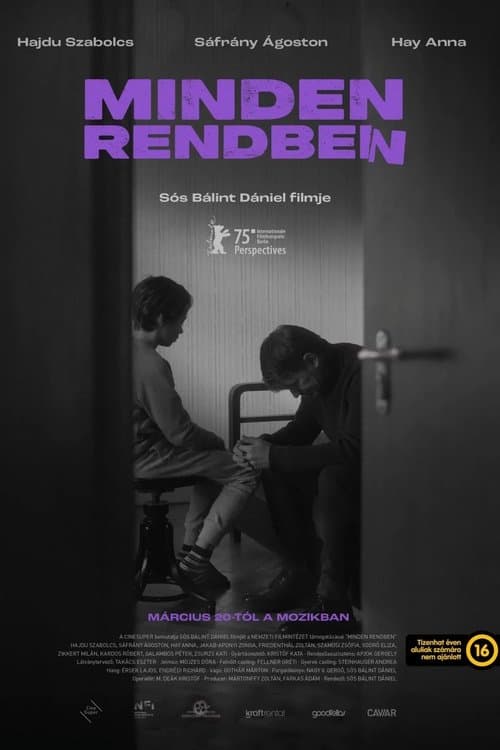 Minden rendbenのポスター