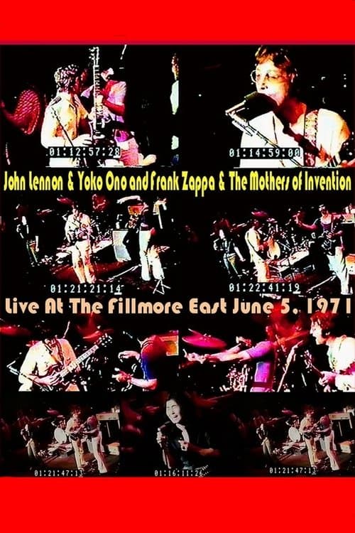 Frank Zappa, John Lennon & Yoko Ono: At Fillmore Eastのポスター