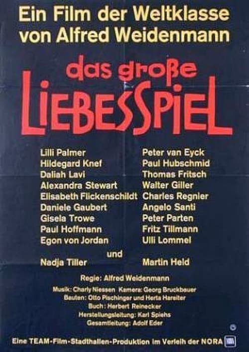 Das große Liebesspielのポスター