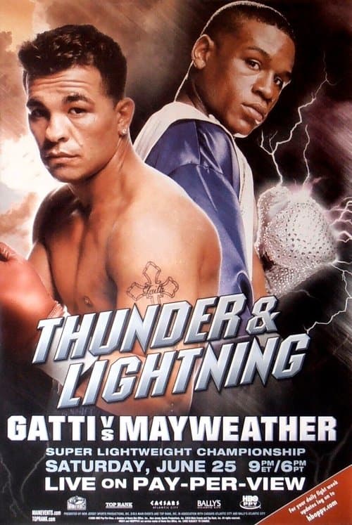 Arturo Gatti vs. Floyd Mayweather Jr.のポスター