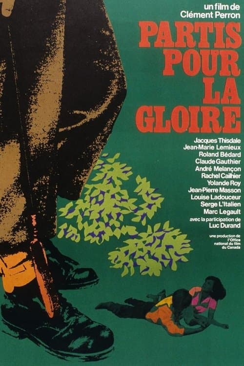 Partis pour la gloireのポスター