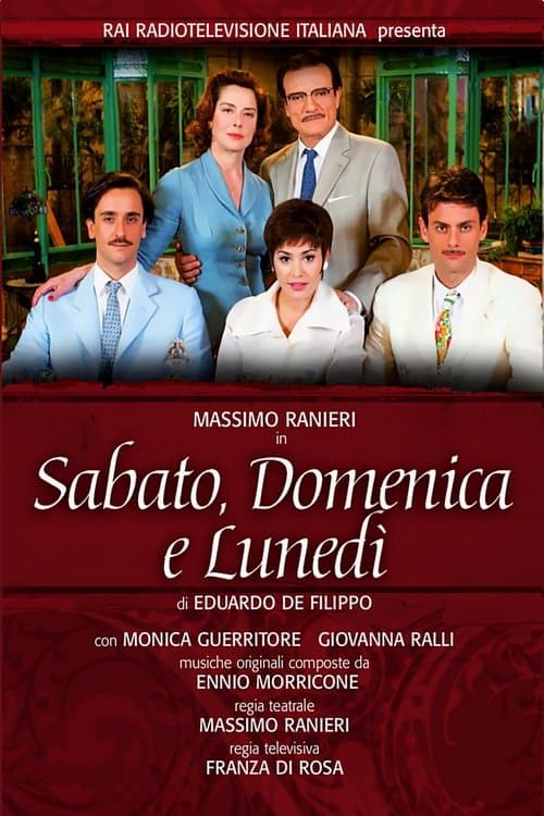 Sabato, domenica e lunedìのポスター