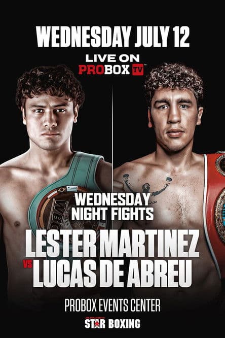 Lester Martinez vs. Lucas de Abreuのポスター