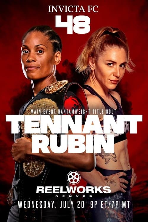 Invicta FC 48: Tennant vs. Rubinのポスター