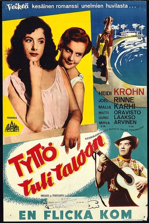 Tyttö tuli taloonのポスター