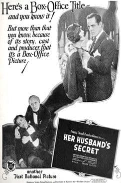 Her Husband's Secretのポスター