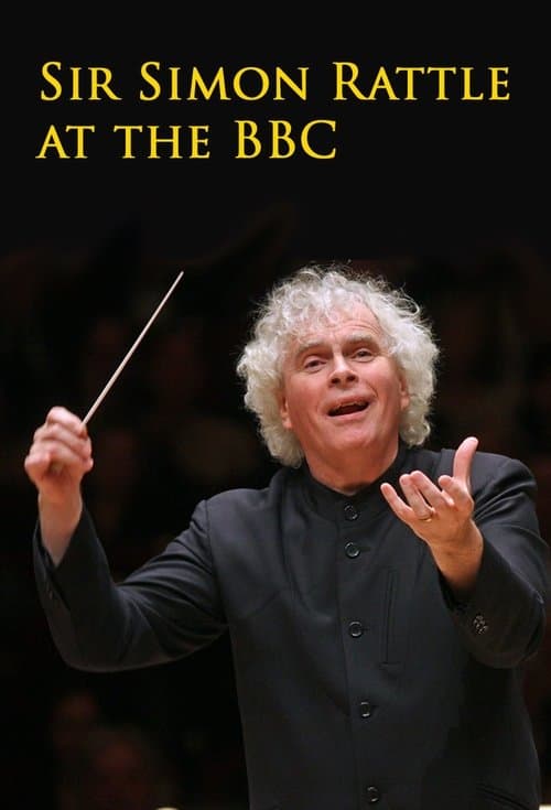 Sir Simon Rattle at the BBCのポスター
