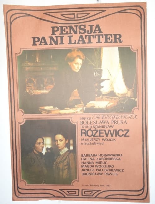 Pensja pani Latterのポスター