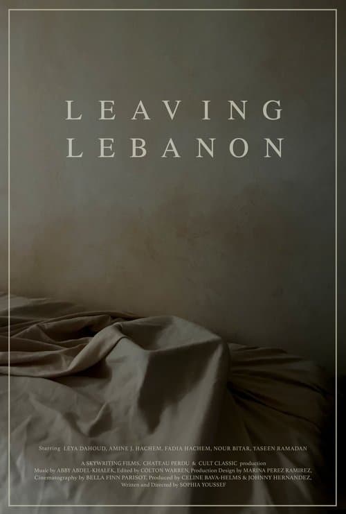 Leaving Lebanonのポスター