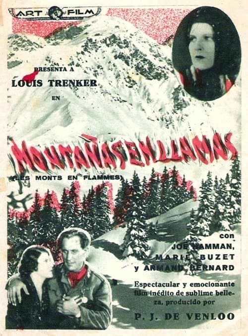 Les Monts en flammesのポスター