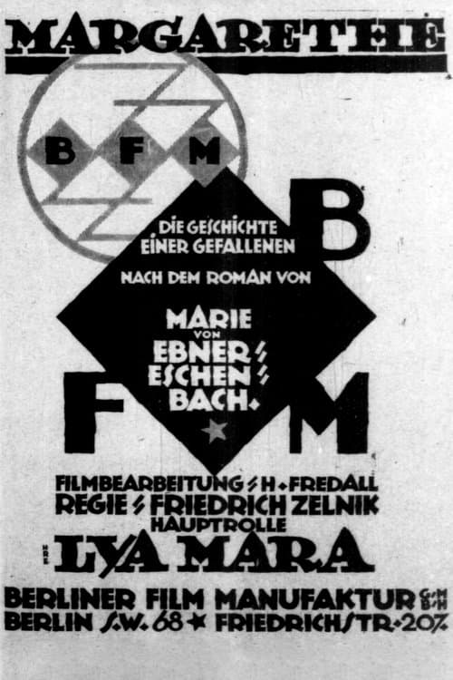 Margarete. Die Geschichte einer Gefallenenのポスター