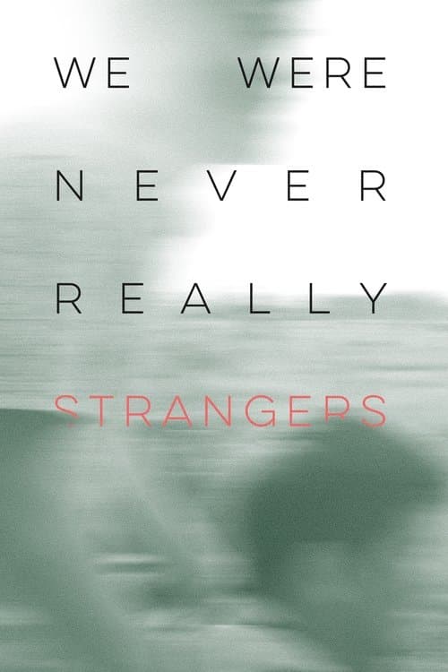 We Were Never Really Strangersのポスター