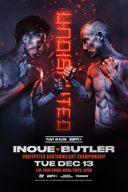 Naoya Inoue vs. Paul Butlerのポスター
