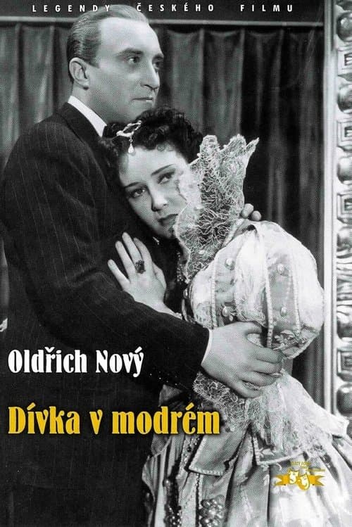 Dívka v modrémのポスター
