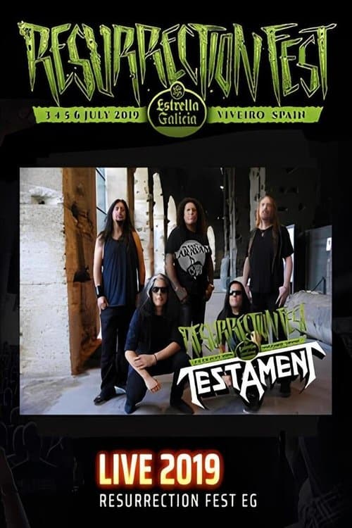Testament - Live at Resurrection Fest EG 2019のポスター