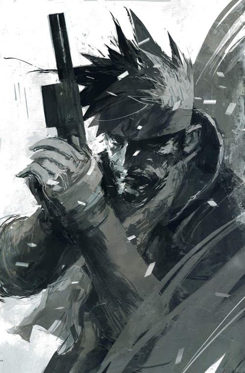 METAL GEAR SOLID BANDE DESSINÉEのポスター