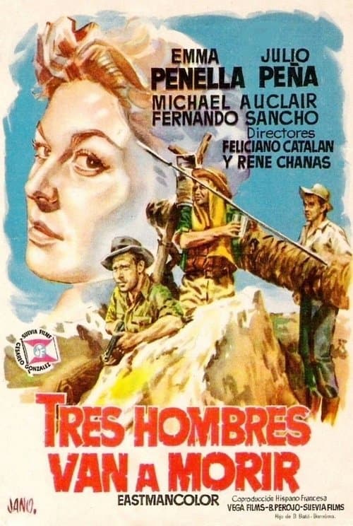 Tres hombres van a morirのポスター