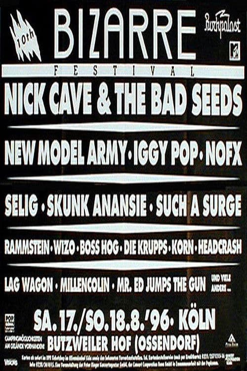 Prong: Live at Bizarre Festivalのポスター