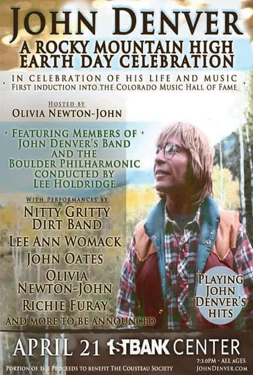 John Denver Rocky Mountain High An Earth Day Concertのポスター