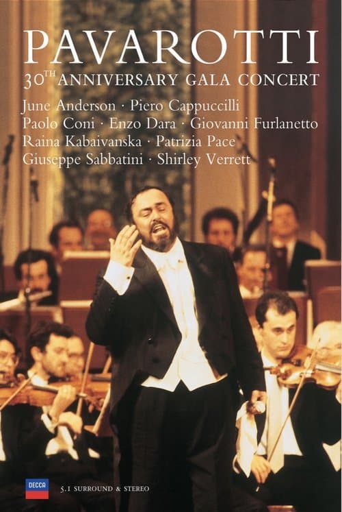 Pavarotti 30th Anniversary Gala Concertのポスター