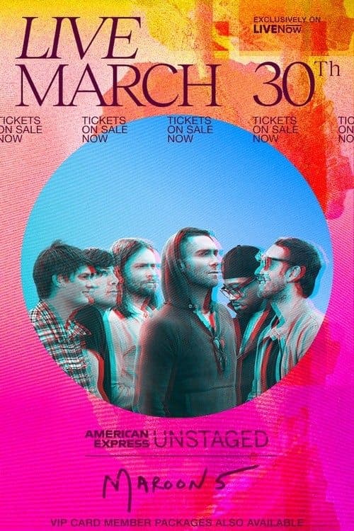 Maroon 5 - Livestream 2021のポスター