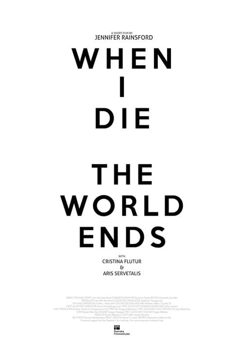 When I Die the World Endsのポスター