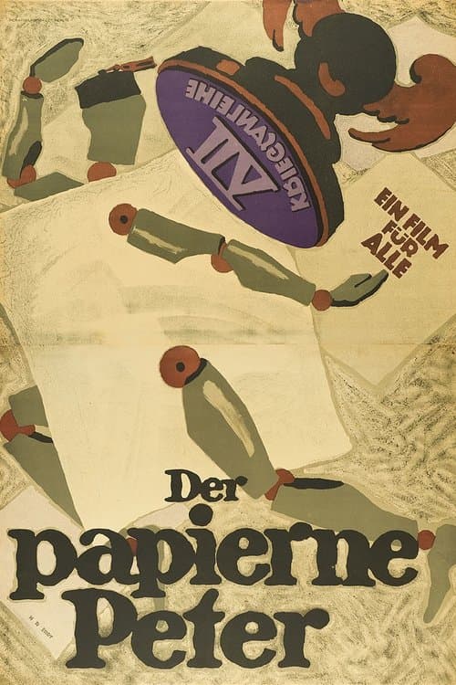 Der papierene Peterのポスター