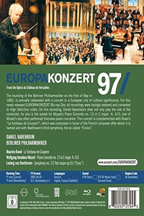 Europakonzert 1997 from Versaillesのポスター