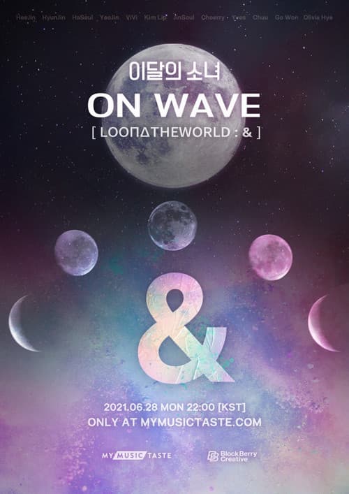이달의 소녀 LOOΠΔ On Wave [LOOΠΔTHEWORLD : &]のポスター