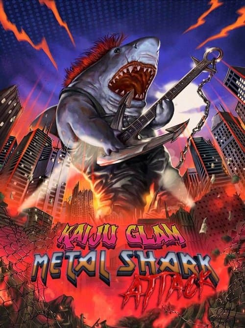 Kaiju Glam Metal Shark Attackのポスター