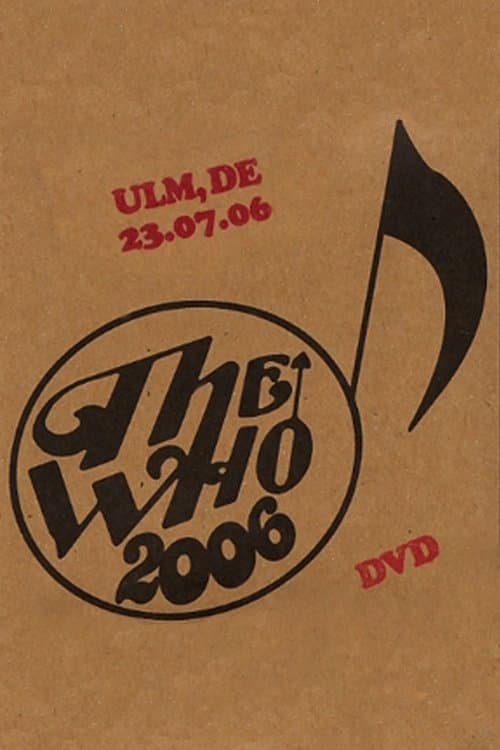 The Who: Ulm 7/23/2006のポスター