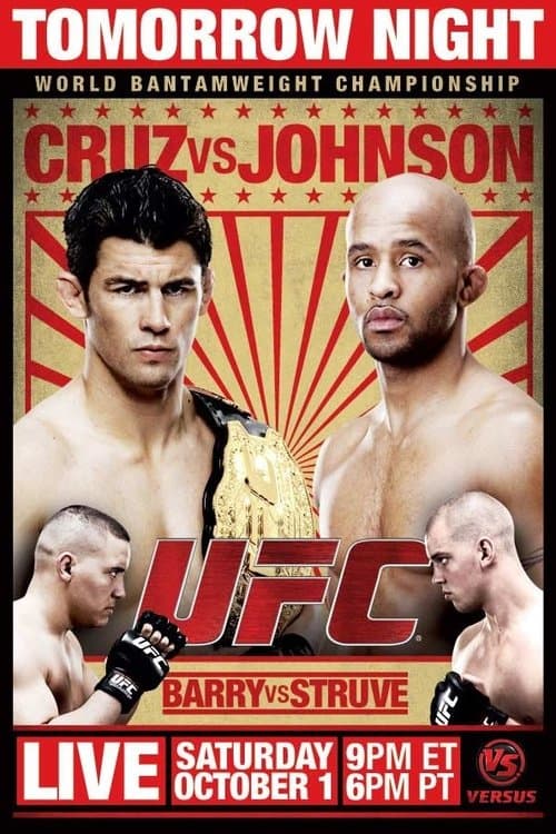 UFC on Versus 6: Cruz vs. Johnsonのポスター