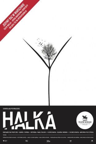 Halka - Moniuszkoのポスター