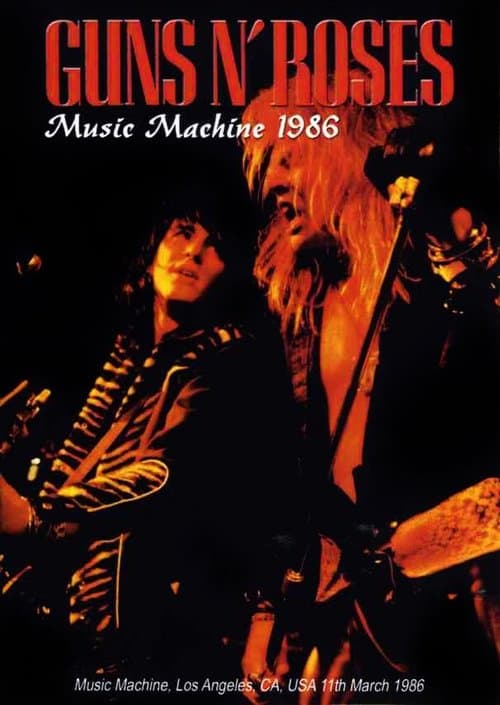 Guns N' Roses:  Live at the Music Machine - Los Angeles, CAのポスター