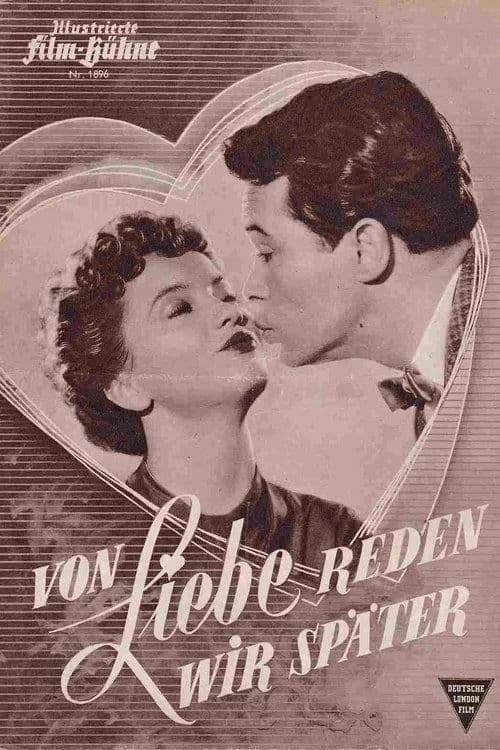 Von Liebe reden wir späterのポスター