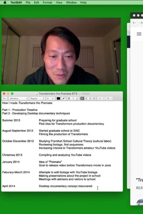 The Making of Transformers the Premakeのポスター