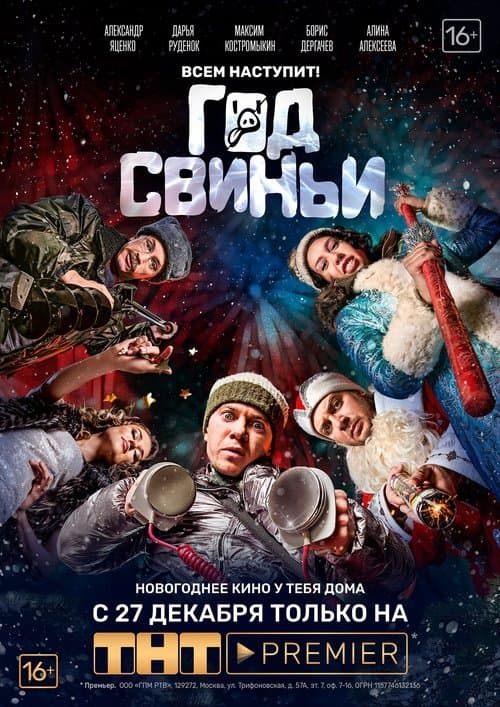Год свиньиのポスター