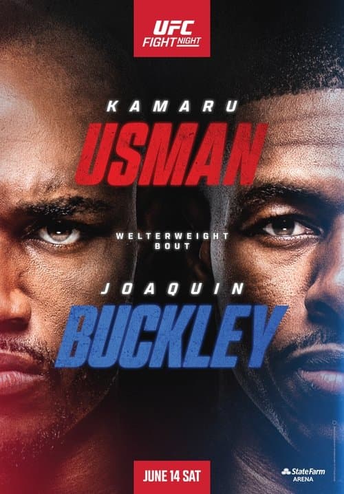 UFC on ESPN 69: Usman vs. Buckleyのポスター