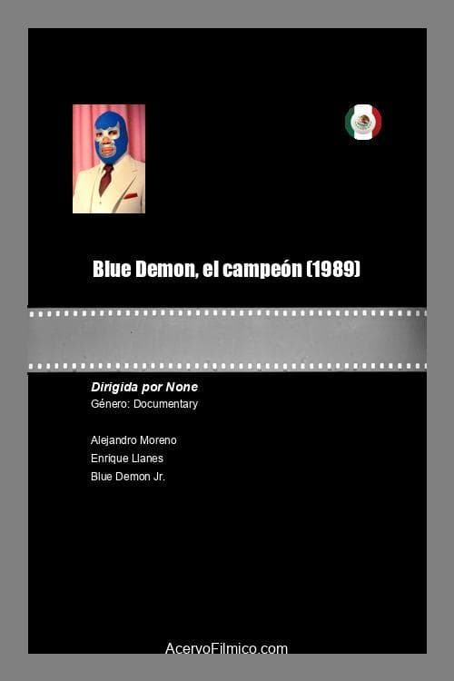 Blue Demon, el campeónのポスター