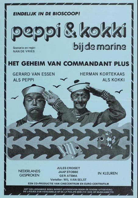 Peppi & Kokki bij de marine - Het geheim van Kommandant Plusのポスター