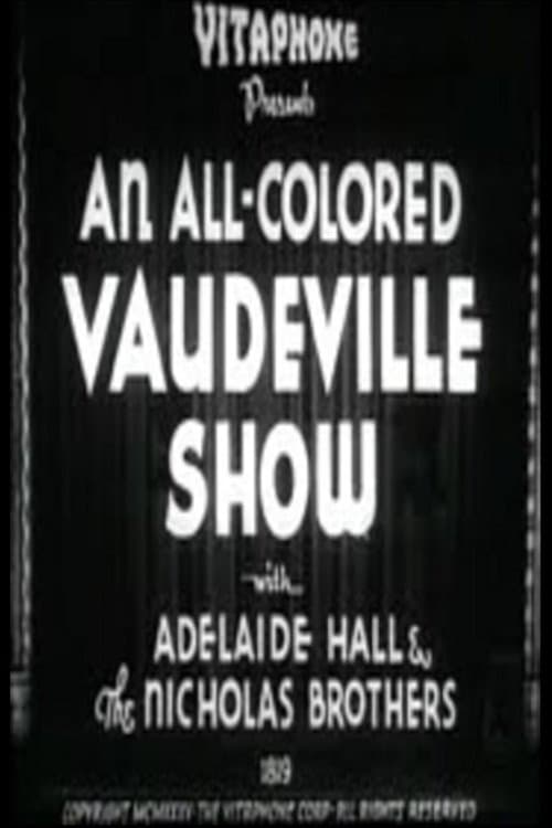 An All-Colored Vaudeville Showのポスター