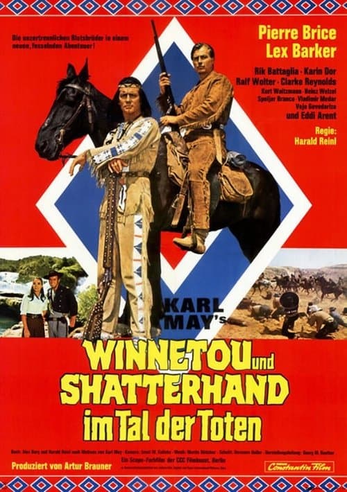 Winnetou und Shatterhand im Tal der Totenのポスター
