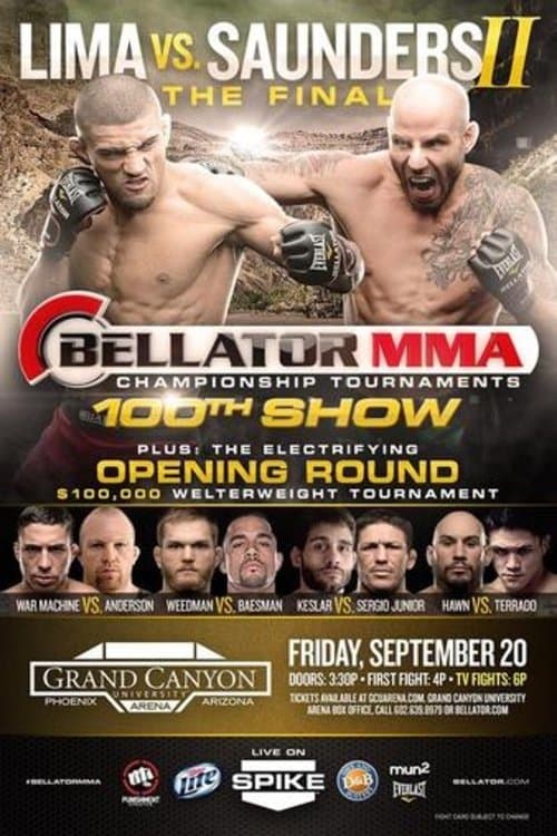 Bellator 100: Lima vs. Saundersのポスター
