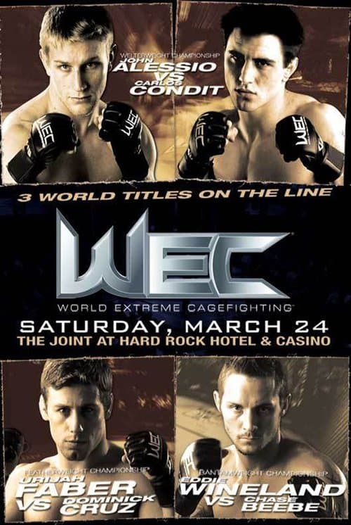 WEC 26: Condit vs. Alessioのポスター
