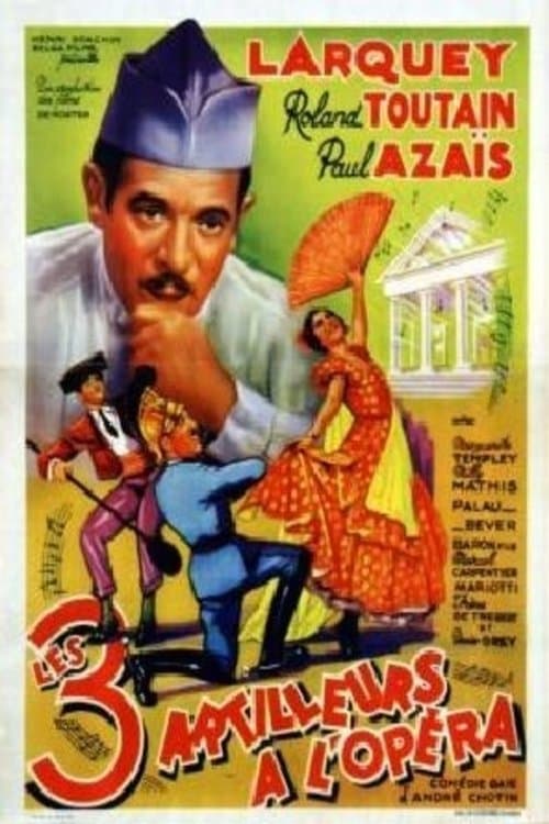 Trois artilleurs à l'opéraのポスター
