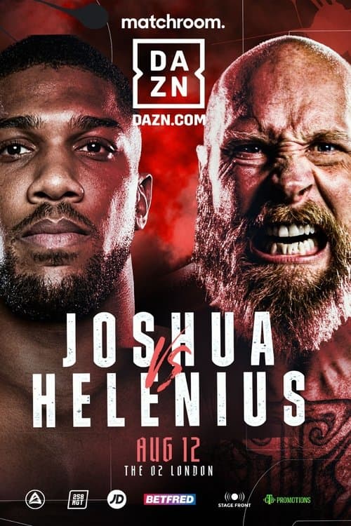 Anthony Joshua vs. Robert Heleniusのポスター