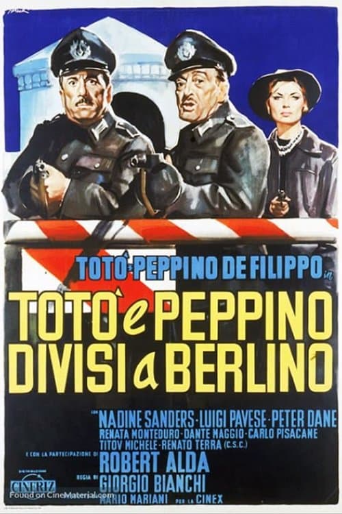 Totò e Peppino divisi a Berlinoのポスター