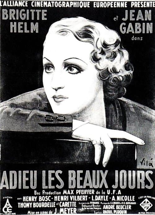 Adieu les beaux joursのポスター