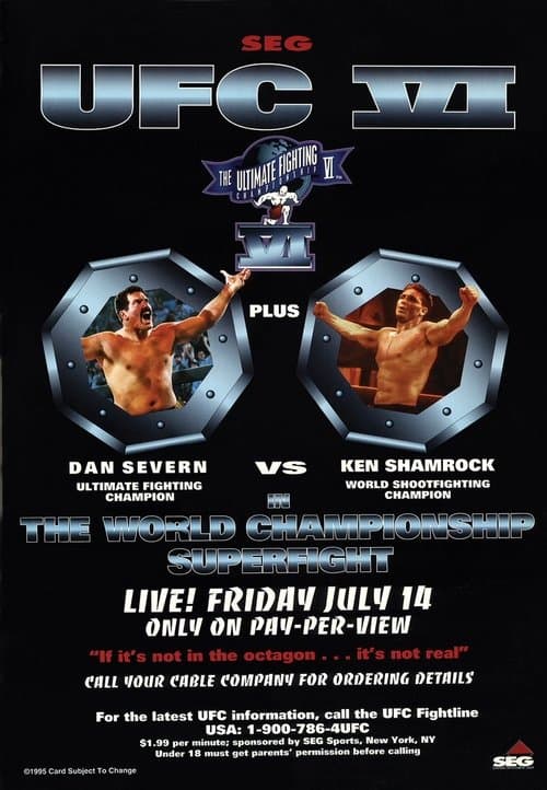 UFC 6: Clash Of The Titansのポスター